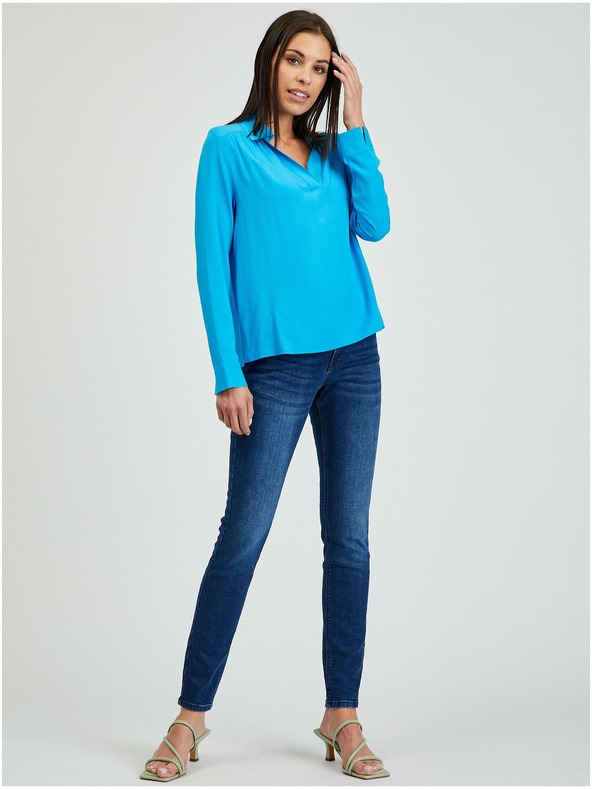 Orsay Blaue Damenbluse ORSAY