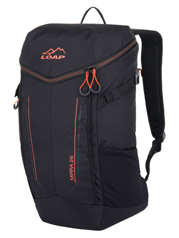Loap Orange-schwarzer Outdoor-Rucksack LOAP MIRRA 26 l