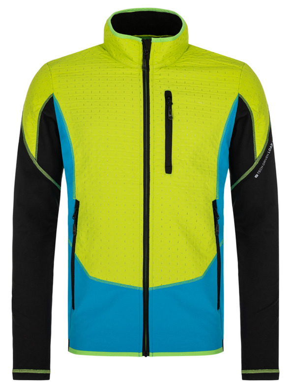 Loap Grüne und blaue Herrenjacke LOAP UXNAR