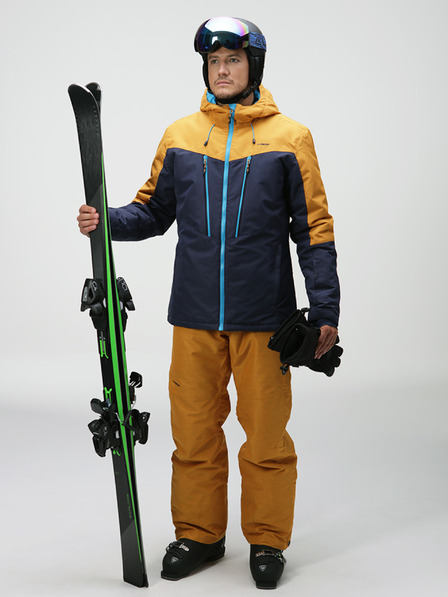 Loap Blaue und gelbe Herren-Skijacke LOAP Lawrence