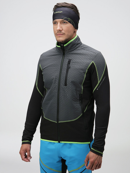 Loap Graue und schwarze Herren LOAP UXNAR Jacke