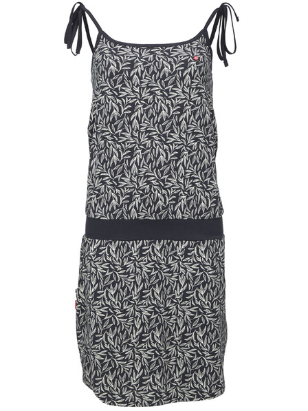 Loap Schwarzes gemustertes Damenkleid LOAP BAELA