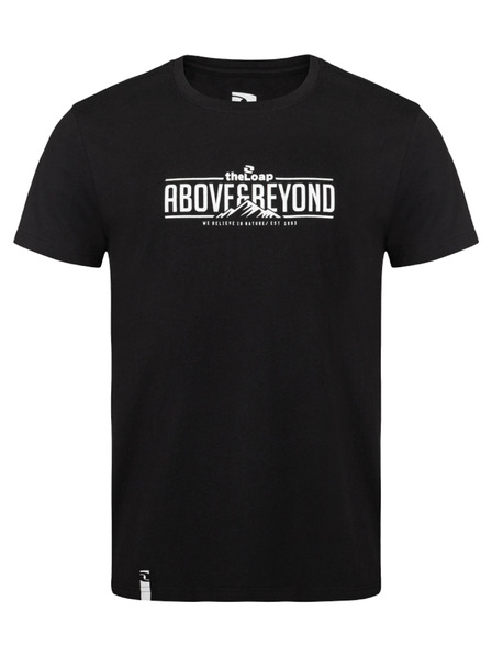 Loap Schwarzes Herren-T-Shirt mit LOAP BRED-Aufdruck