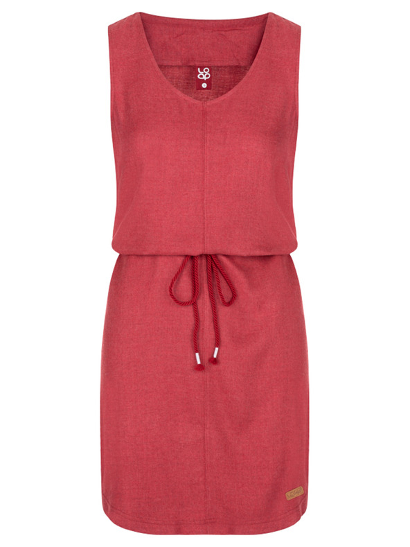 Loap Rotes Sommerkleid für Frauen LOAP NECLA