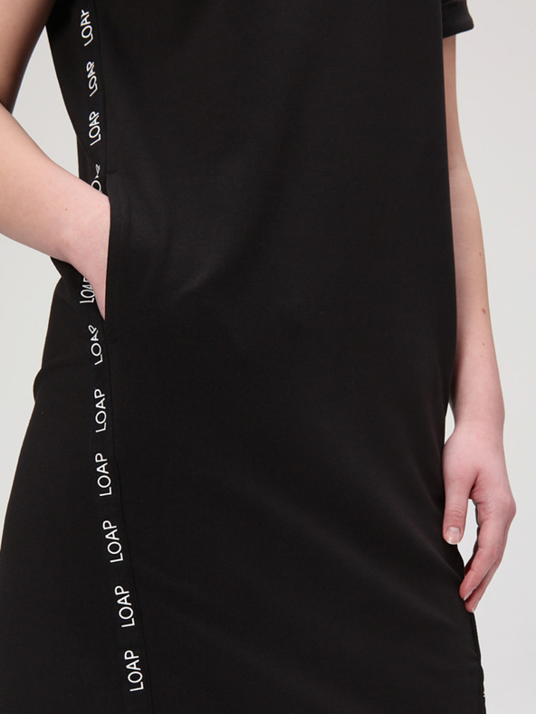 Loap Schwarzes Damen-Kleid LOAP Ewelina