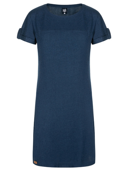 Loap Dunkelblaues Damen-Kleid LOAP Nebraska