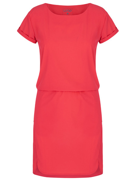 Loap Dunkelrosa Damen-Sommerkleid LOAP UBULINA