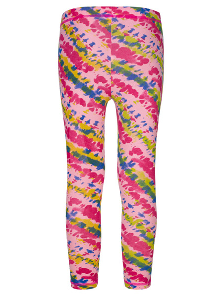 Loap Dunkelrosa gemusterte Leggings für Mädchen LOAP BYKALA