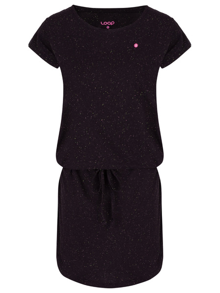 Loap Dunkelblaues Damen-Sommerkleid LOAP BURGET