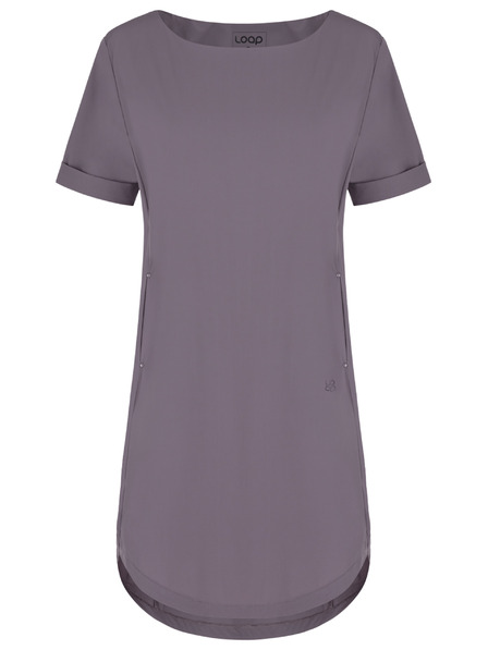 Loap LOAP Ubakala graues Damenkleid