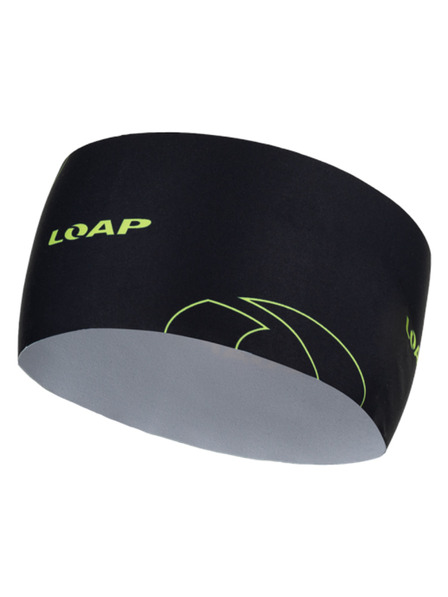 Loap Grünes und schwarzes sportliches Winterstirnband LOAP Zal