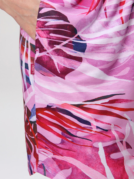 Loap Rosa gemustertes Kleid für Frauen LOAP Anuma