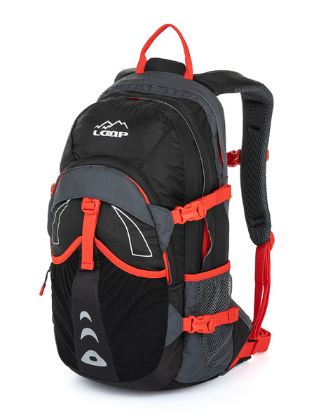 Loap Rot-schwarzer Fahrradrucksack 15 l LOAP Topgate