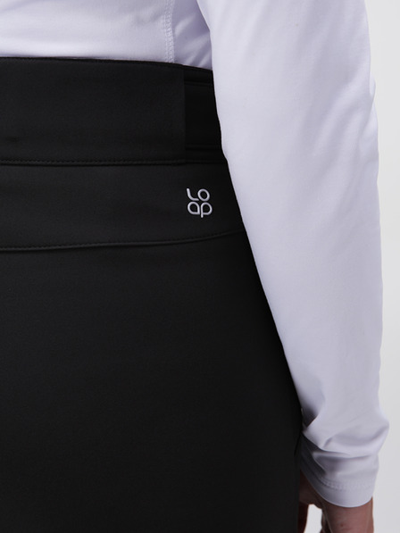 Loap Schwarze Damen-Softshell-Skihose LOAP Lupgula