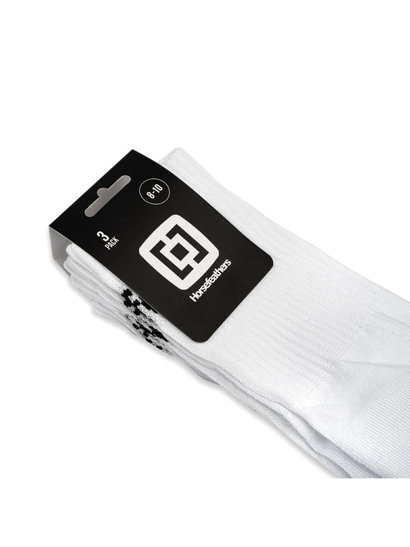Horsefeathers Delete Premium Wmns 3er-Pack Socken - weiß Größe 8 - 10 HORSEFEATHERS