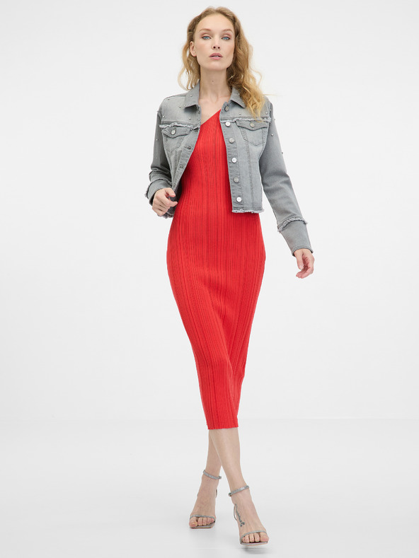 Orsay Graue Damen-Jeansjacke ORSAY