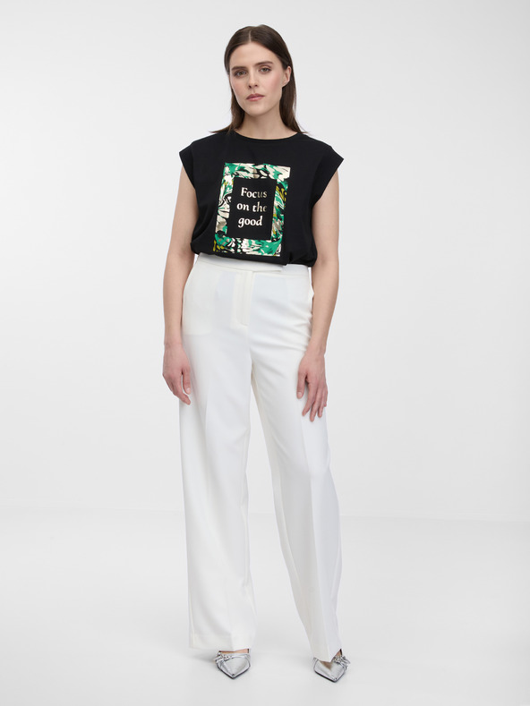 Orsay Schwarzes Damen-T-Shirt ORSAY