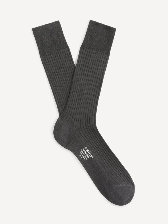 Celio Dunkelgraue Celio Jiunecosse Herrensocken