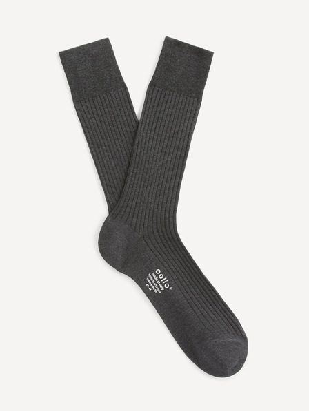 Celio Dunkelgraue Celio Jiunecosse Herrensocken
