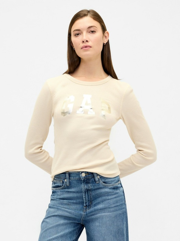GAP T-Shirt mit Waffelmuster GAP
