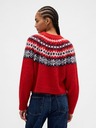 GAP Oversize Strickjacke Fair Isle mit Wollanteil GAP