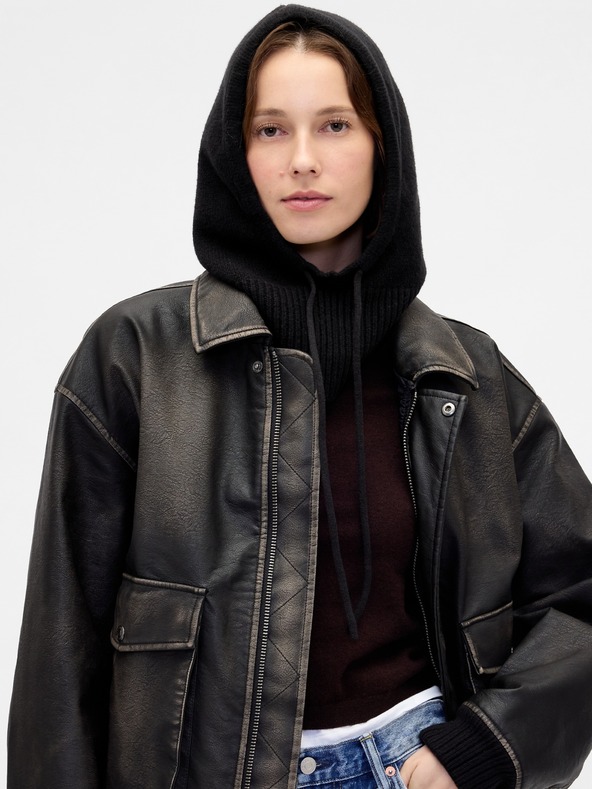 GAP Gestrickter Kapuzen-Schal CashSoft GAP