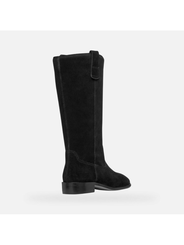 Geox Schwarze Damenstiefel Geox Eliebeth