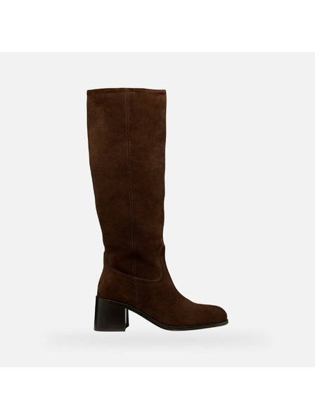 Geox Dunkelbraune Damenstiefel Geox Alnoire