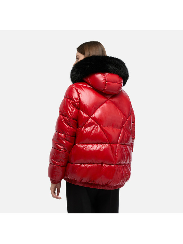 Geox Rote Damen-Daunenjacke Geox Backsie