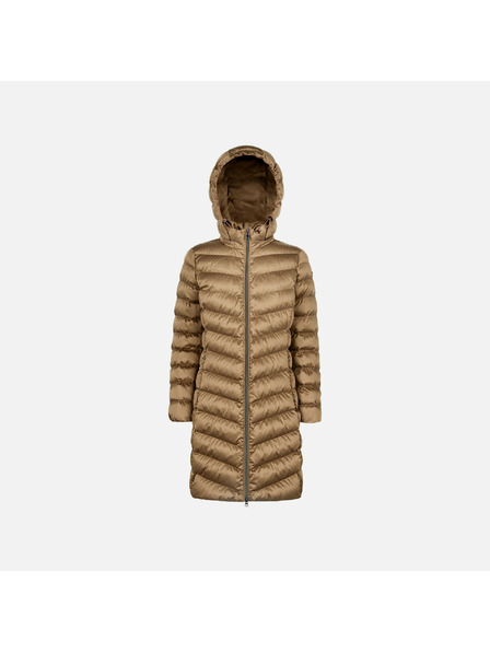 Geox Hellbraune Damen-Daunenjacke Geox Zosma