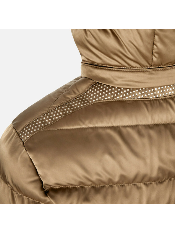 Geox Hellbraune Damen-Daunenjacke Geox Zosma