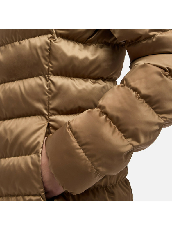 Geox Hellbraune Damen-Daunenjacke Geox Zosma