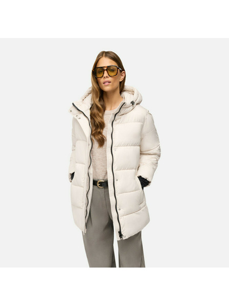 Geox Cremefarbene Damen-Daunenjacke Geox Spherica