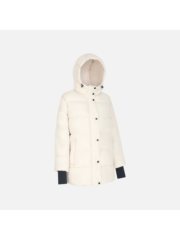 Geox Cremefarbene Damen-Daunenjacke Geox Spherica