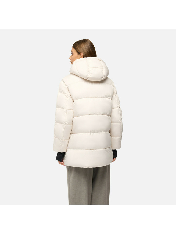 Geox Cremefarbene Damen-Daunenjacke Geox Spherica