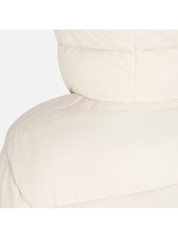 Geox Cremefarbene Damen-Daunenjacke Geox Spherica