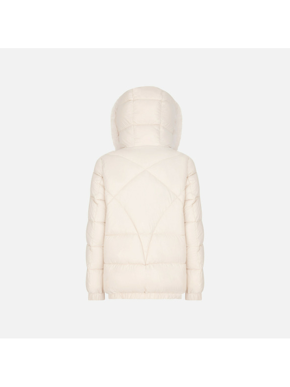 Geox Cremefarbene Damen-Daunenjacke Geox Backsie