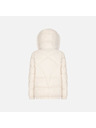 Geox Cremefarbene Damen-Daunenjacke Geox Backsie