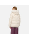 Geox Cremefarbene Damen-Daunenjacke Geox Backsie