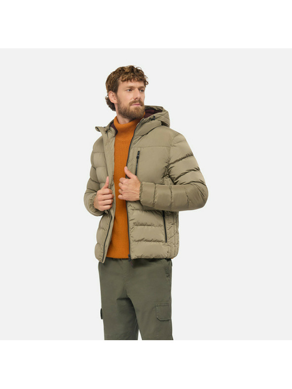 Geox Beige Herren-Daunenjacke Geox Snake