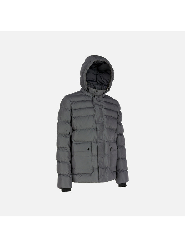 Geox Graue Herren-Daunenjacke Geox Leitan