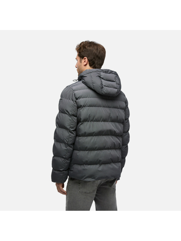 Geox Graue Herren-Daunenjacke Geox Leitan