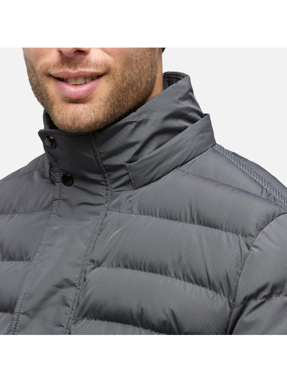 Geox Graue Herren-Daunenjacke Geox Leitan