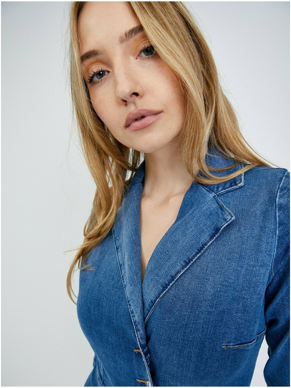 Orsay Blaue Jeanskleid im Hemdstil von ORSAY