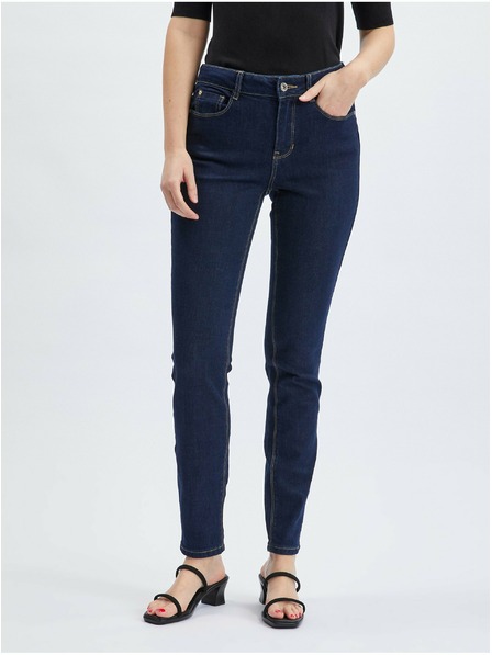 Orsay Dunkelblaue Damen Slim Fit Jeans ORSAY