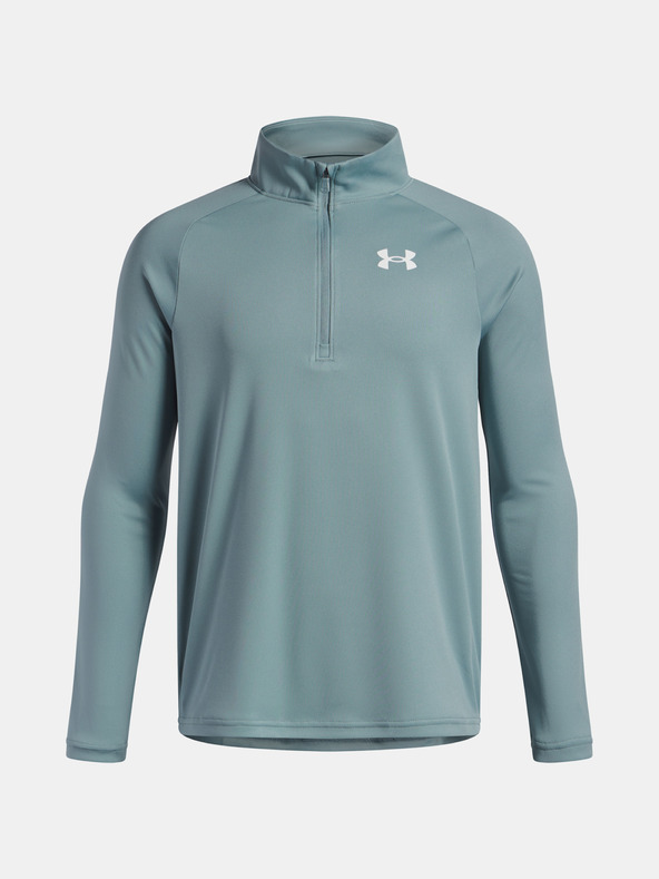 Under Armour Jungen T-Shirt Under Armour UA Tech 2.0 1/2 Zip-GRN