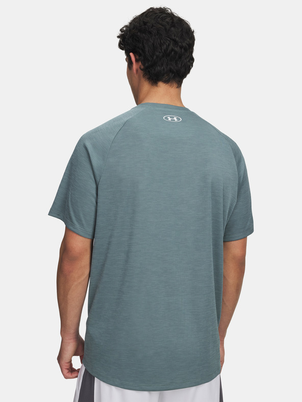 Under Armour Herren T-Shirt Under Armour UA Tech Textured SS-BLU