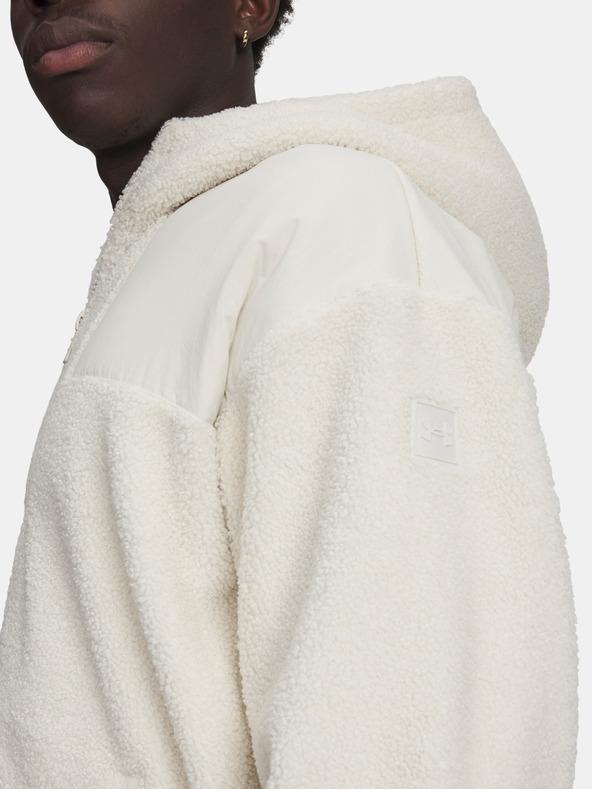 Under Armour Herren-Sweatshirt Under Armour UA High Pile Fleece FZ-WHT