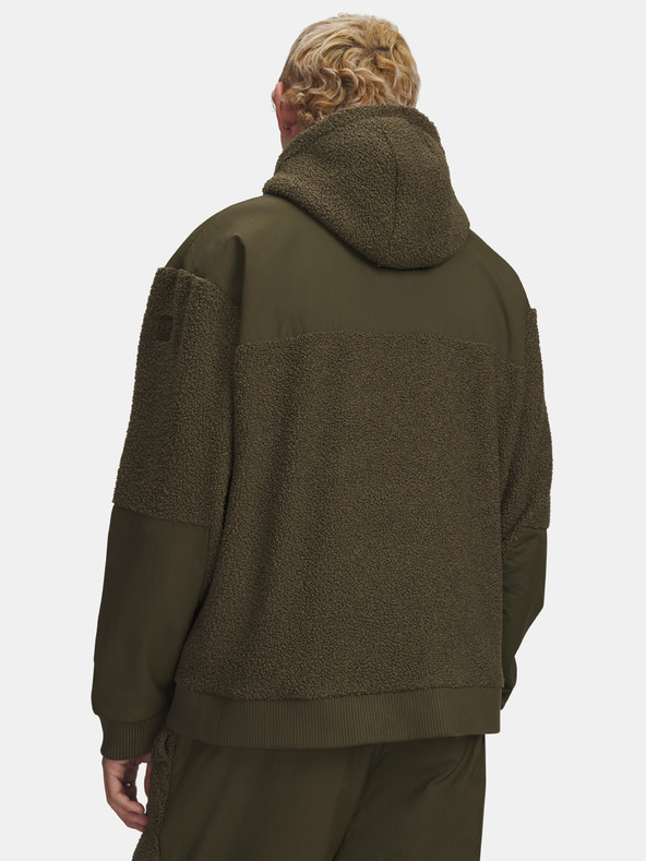 Under Armour Herren-Sweatshirt Under Armour UA High Pile Fleece FZ-GRN