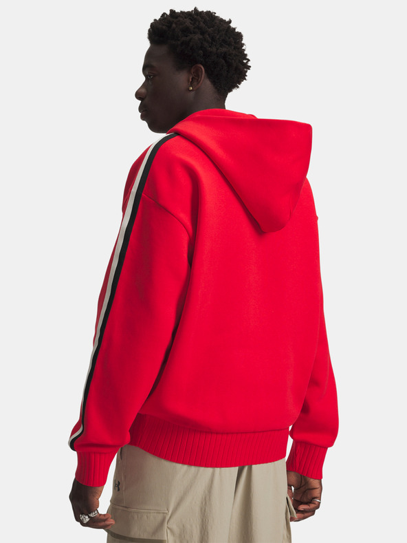 Under Armour Herren-Sweatshirt Under Armour UA Icon Heavy Rib FZ-RED